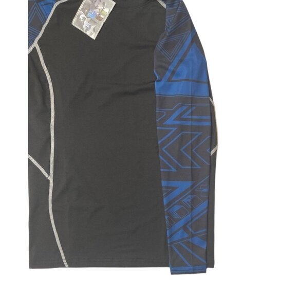 SIAHK Men's Athletic Compression Shirts Medium Quick Dry Moisture Wick Workout - Picture 4 of 12